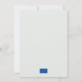 Waterverf laat Kaart voor uitnodiging tot weddensc (Achterkant)