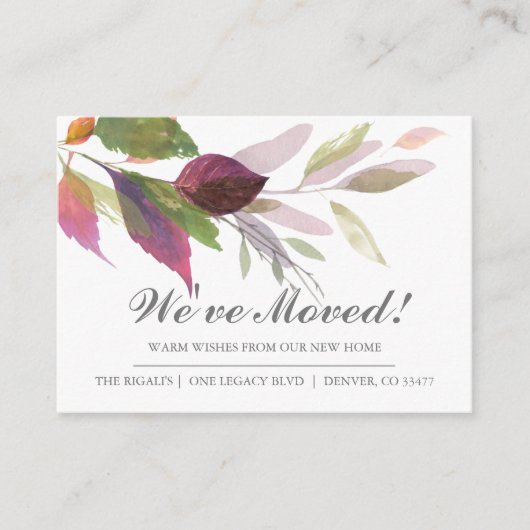 Waterverf laat nieuwe mededeling over thuisverplaa informatiekaartje (Voorkant)