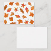 Waterverf laat notitie Kaart Notitiekaartje (Voorkant / Achterkant)