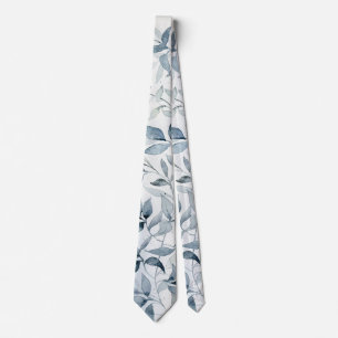 Waterverf laat Stropdas blauw en wit voor de zomer