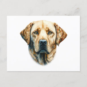 Waterverf Labrador Retriever Briefkaart