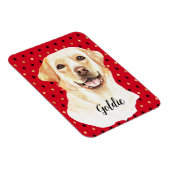 Waterverf Labrador Retriever Dog Aangepast Magneet (Rechterzijde)