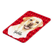 Waterverf Labrador Retriever Dog Aangepast Magneet (Linkerzijde)