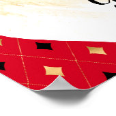 Waterverf Labrador Retriever Dog Aangepast Poster (Hoek)