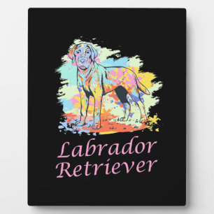 Waterverf labrador Retriever Fotoplaat