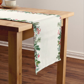Waterverf Labrador Retriever Kersttafel Runner Medium Tafelloper