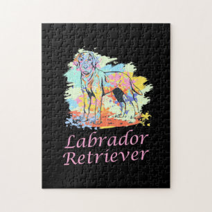 Waterverf labrador Retriever Legpuzzel