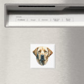 Waterverf Labrador Retriever Magneet (Insitu (Vaatwasser))