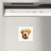 Waterverf Labrador Retriever Magneet (Insitu (Vaatwasser))