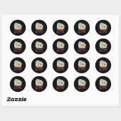 Waterverf labrador Retriever Ronde Sticker (Vel)