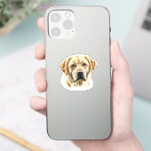 Waterverf Labrador Retriever Sticker (Telefoon)