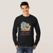 Waterverf labrador Retriever T-shirt (Voorkant volledig)
