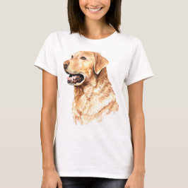 Waterverf Labrador Retriever T-shirt