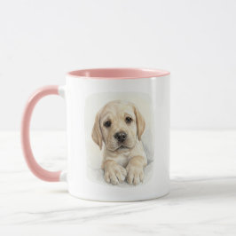 Waterverf Labrador Welpen Mok