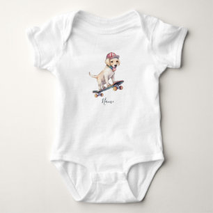 Waterverf Labradors Retriever Baby Body Romper