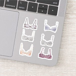 waterverf lace lingerie illustratie sticker