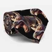 Waterverf lachen ezel burro dier Natuur kunst Stropdas (Opgerold)