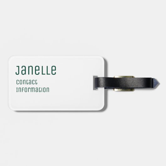 Waterverf Lacrosse Sticks Bagagelabel (Achterkant horizontaal)