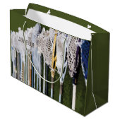 Waterverf Lacrosse Sticks Groot Cadeauzakje (Achterkant Gekanteld)