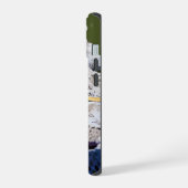 Waterverf Lacrosse Sticks iPhone 15 Case (Linkerkant)