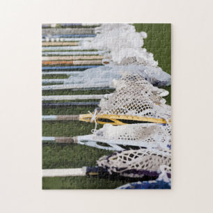 Waterverf Lacrosse Sticks Legpuzzel