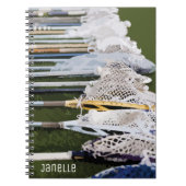 Waterverf Lacrosse Sticks Notitieboek (Voorkant)