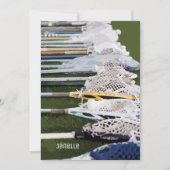 Waterverf Lacrosse Sticks Notitiekaartje (Voorkant)