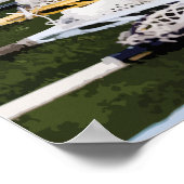 Waterverf Lacrosse Sticks Poster (Hoek)