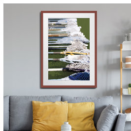 Waterverf Lacrosse Sticks Poster