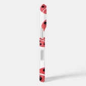 Waterverf Ladybug Gepersonaliseerde iPhone Case (Achterkant / Rechts)