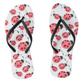 Waterverf Ladybug Print Flops Teenslippers (Voetbed)