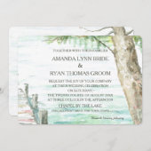 Waterverf Lake and Tree Kaart (Voorkant / Achterkant)