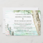 Waterverf Lake and Tree Kaart (Voorkant)