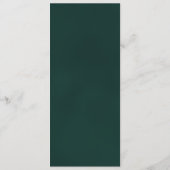 Waterverf Lake Tahoe Elegante Rustieke Bruiloft Menu (Achterkant)