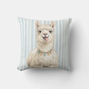 Waterverf Lama Boerderij Dier Kussenhoes Kussen
