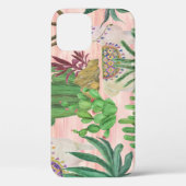 Waterverf lama's en cactussen. Case-Mate iPhone case (Achterkant)
