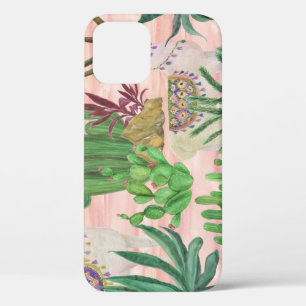 Waterverf lama's en cactussen. Case-Mate iPhone case