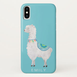 waterverf Lamas schattige moderne hipster Case-Mate iPhone Case