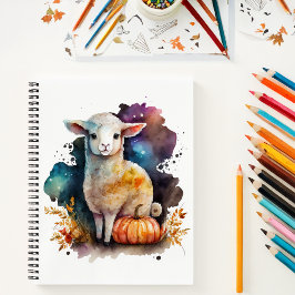 Waterverf Lamb Halloween Notitieboek