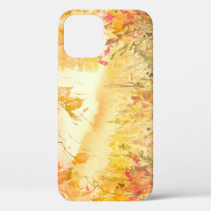 Waterverf Land Bos Landschapskunst Case-Mate iPhone Case