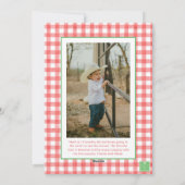 Waterverf Land Kerst Cowboy Laarzen Foto Feestdagenkaart (Achterkant)