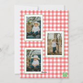 Waterverf Land Kerst Cowboy Laarzen Foto Feestdagenkaart (Achterkant)