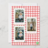 Waterverf Land Kerst Cowboy Laarzen Foto Feestdagenkaart (Achterkant)