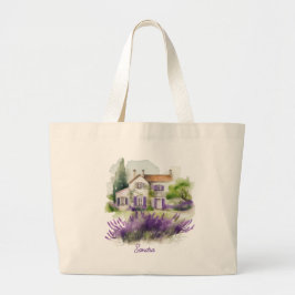 Waterverf Land van herkomst Grote Tote Bag
