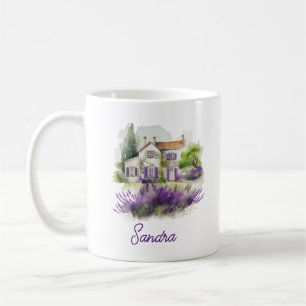 Waterverf Land van herkomst Koffiemok