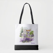 Waterverf Land van herkomst Tote Bag (Voorkant)