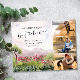 Waterverf land weide 3 Foto Save The Date