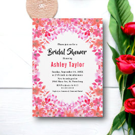 Waterverf Land Zomer Bloemen Vrijgezellenfeest Kaart