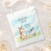 Waterverf landbouwhuisdieren Hartelijk dank Bedankzakje (Geknipt)