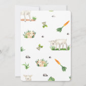 Waterverf landbouwhuisdieren Schapenhouderij Baby  Kaart (Achterkant)